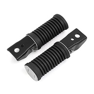 Pedal Traseiro Antiderrapante para Motocicleta UXCELL - Par Preto para Passageiro - imagem 2