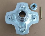 Cubo de Roda Traseiro Esquerdo para Honda TRX 420, 500 e 520 Rancher - Completo com Porcas! - imagem 2