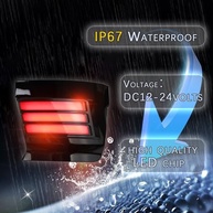 Refletores de LED Traseiros para Toyota Cruiser 2024-2025: Segurança e Estilo Aprimorados - imagem 5