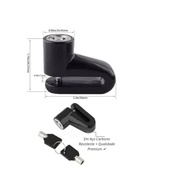 Cadeado Antifurto Trava de Disco para Moto e Bike - Segurança Máxima! - imagem 3