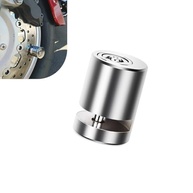 Trava de Freio a Disco para Moto e Scooter: Segurança Antifurto Universal com Cabo Lembrete (Prata) - imagem 2