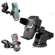Suporte Veicular Universal para Smartphone e GPS: Trava Automática Anti-Queda e Ventosa Forte - imagem 1