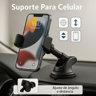 Suporte de Celular para Carro Premium: Trava Automática, Ventosa Forte e Giro 360° - imagem 4