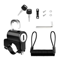 Trava Antifurto para Capacete de Moto e Bike: Segurança Total com 2 Chaves - imagem 2