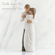 Willow Tree Promise - Boneco de Casal Pintado à Mão | Presente Romântico e Decorativo - imagem 5