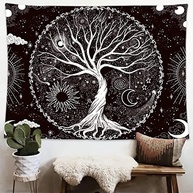 Tapeçaria Tree of Life - Decoração Espacial Psicodélica para Parede 130x150cm - imagem 4
