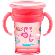 Lillo Copo Treinamento 360º com Alça 207ml - Rosa | Transição Segura e Divertida para Bebês - imagem 1