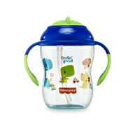 Copo de Treinamento com Canudo Fisher Price First Moments Blueberry Smoothie 270ml Azul - Desenvolvimento Oral e Motor para Bebês - imagem 1