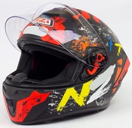 Capacete Nzi Trendy IT Preto/Vermelho - Segurança e Estilo para Seu Dia a Dia - imagem 2