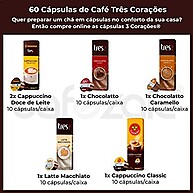Três Corações: 60 Cápsulas Cremosas para seu Café - imagem 2