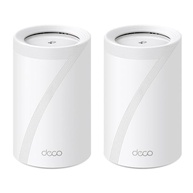 TP-Link BE11000 Tri-Band Whole Home Mesh WiFi 7, até 11 Gbps, MLO, 320 MHz, banda de 6 GHz, roteador wifi7, roaming de IA sem costura, segurança HomeShield, jogos e streaming (Deco BE65 2-pack) - imagem 1