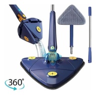Mop Rodo Esfregão Mobi Triangular Giratório 360° - Limpeza de Cantos com Facilidade - imagem 3
