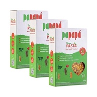 Kit com 3 Caixas de Mini Fusilli Tricolori de 200g cada - Papapá - imagem 2