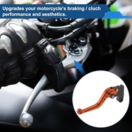 Alavancas de Embreagem e Freio Ajustáveis Laranja para Triumph Trident 660 (2021-2024) - imagem 4