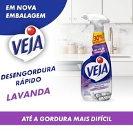 Veja Limpador Cozinha Lavanda Trigger 500ml - Desengordura Rápido e Eficaz - imagem 4