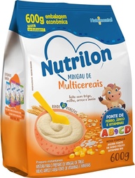 Nutrilon Mingau de Multicereais 600g - Feito Com Trigo, Milho, Arroz e Aveia, Fonte de Ferro, Zinco e Vitaminas - imagem 1