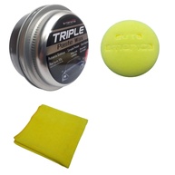 Cera Autoamerica Triple 300g: Proteção Duradoura e Brilho Espelhado com Toalha Microfibra - imagem 1