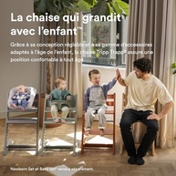 Cadeira Tripp Trapp Preta Stokke - Cadeira Ajustável Multifuncional para Bebês, Crianças e Adultos - imagem 4