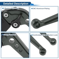 Alavancas de Freio e Embreagem Ajustáveis para Triumph Trident 660 (2021-2024) - Liga de Alumínio Cinza Sólido - imagem 5