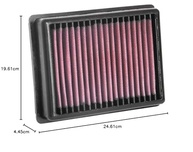 Filtro de Ar Esportivo K&N Lavável para Triumph Thruxton 1200R e Speed Twin 1200 - Potência e Economia - imagem 3