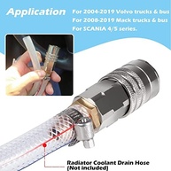 Adaptador Radiador Rápido Volvo/Mack/Scania 9996049: Troca de Fluido Sem Sujeira! - imagem 3