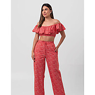 Blusa Cropped Babado Jaguar: Estilo Tropical! - imagem 2