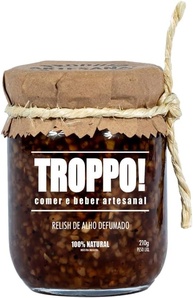 Relish Alho Defumado Agridoce Natural Artesanal Troppo 210g - imagem 1