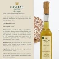 Azeite Extra Virgem Tubo Savitar Trufa Negra e Branca 100ml - imagem 4