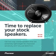 Alto-Falantes Pioneer TS-G6820S G-Series: Som Potente e Claro para Seu Carro - imagem 4