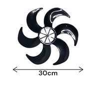 Hélice 6 Pás 30cm para Ventilador Mallory TS30 TS4 TS6 - Preto - imagem 3