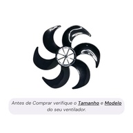 Hélice 6 Pás 30cm para Ventilador Mallory TS30 TS4 TS6 - Preto - imagem 4