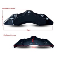 Kit 4 Capas Pinça Freio ABS 24cm Preto - Golf, Jetta TSI e Mais! - imagem 5