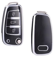 Capa Protetora Silicone Luxury para Chave Audi Q3, Q5, Q7, Q8, A1, A3, A4, A5, A6, A7, TT e mais - imagem 1