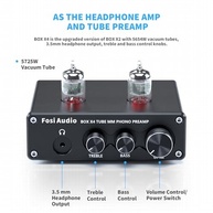 Fosi Audio Box X4: Pré-amplificador Phono Valvulado com Tubos JAN 5654W para Toca-Discos MM - imagem 4