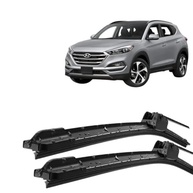 Par de Palhetas Limpador Para-Brisa Silicone Tucson 2004-2019 - Limpeza Impecável! - imagem 2