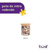 Pote de Vidro 200ml com Tampa de Bambu – Tud - imagem 2