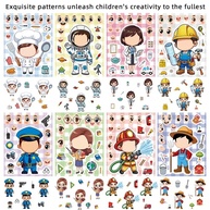 8 Adesivos Kawaii Worker: Crie Rostos e Personalize Tudo! - imagem 3