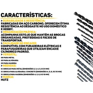 Kit Brocas Hutz: 16 Peças para Perfurar Tudo! - imagem 2