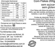 Corn Flackes, TUI ALIMENTOS, 200 g - imagem 3
