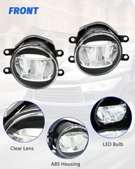 Luz de Neblina LED KEWISAUTO: Ilumine Sua Toyota Tacoma, 4Runner, Tundra e Mais com Segurança e Estilo! - imagem 5