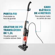 Mondial AP-35: Aspirador 2 em 1 Turbo - imagem 2