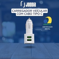 Carregador Veicular Turbo 2 USB com Cabo Tipo C: Carga Rápida e Confiável no Seu Carro! - imagem 5