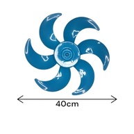 Hélice 6 Pás 40cm para Ventilador Cadence - Turbo Azul Eros Supreme VTR - imagem 3