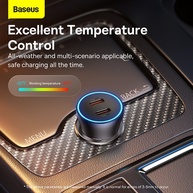 Carregador de Carro Baseus 40W: Carga Turbo! - imagem 2