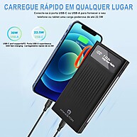 Power Bank 10000mAh H'maston YD-30: Carga Turbo! - imagem 2