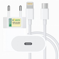 Kit Carregador Turbo Premium® USB-C: Carga Rápida e Segura para iPhone X ao 14 - imagem 1
