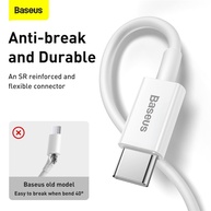 Cabo Baseus USB-C para iPhone 20W: Carregamento Turbo! - imagem 2