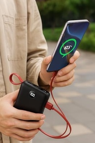 Power Bank 20000mAh: Carregador Portátil Turbo Charge com Múltiplas Portas e Display Digital - imagem 5