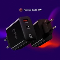 Carregador Universal Geonav SuperPower GaN Duo 48W: Notebooks, Tablets e Smartphones com Turbo Speed! - imagem 3