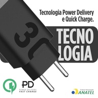 Carregador Turbo 30W Duas Portas USB-C/A: Carregamento Ultra Rápido para iPhone, Samsung, Motorola e Mais - imagem 4
